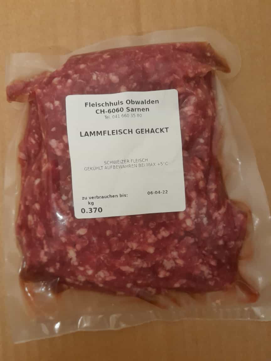 Lammfleisch gehackt